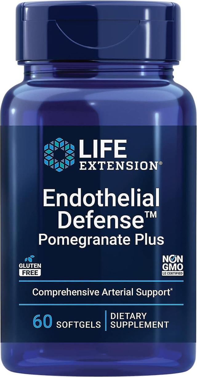 Life Extension Endothelial Defense Pomegranate Plus 60 Softgels on Productcaster.