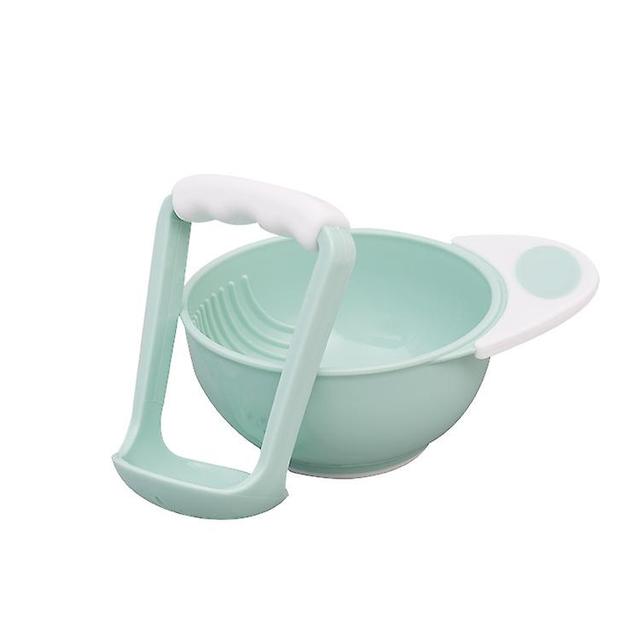 Green Children's Food Supplement Grinding Bowl on Productcaster.