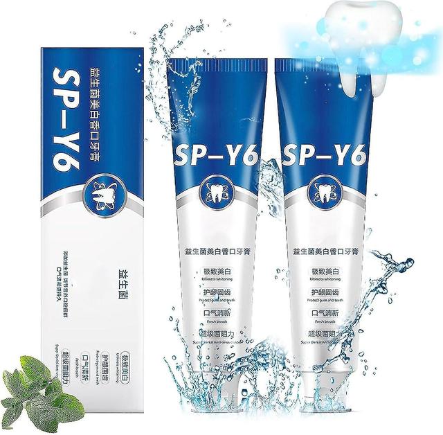 Probiotics Toothpaste, Sp-y6 Beneficial Bacteria Whitening Mouth Plaster, Sp-y6 Probiotics Toothpast 2pcs on Productcaster.