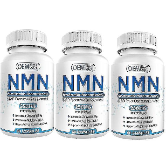 3pcs Nmn Double | 250mg Dosage | Nicotinamide Mononucleotide | on Productcaster.