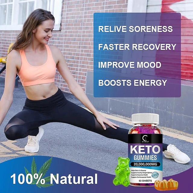 BHB Ketogenic Gummies Fat Burner Apple Cider Vinegar Ketogenic diet Malic Acid Weightloss For Women and MenTIB TIB . 60pcs Fruity on Productcaster.