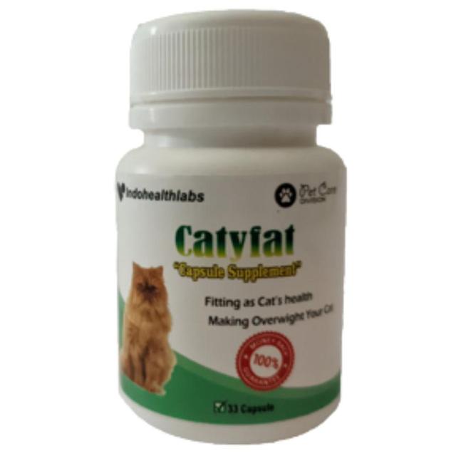 Caraele Catyfat Weight Gain For Cat, kittens, Increase Appetite And Immune, Pets Health, 33 Caps on Productcaster.