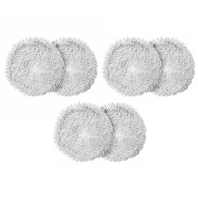 6pcs Washable Mop Cloth Replacement For Bot W10 -cleaning Vacuum Spare S Acce on Productcaster.