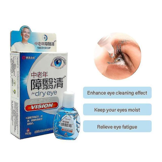 Chomel de mediana edad y ancianos Cool Eye Drops Cleansing Detoxification Relieve on Productcaster.