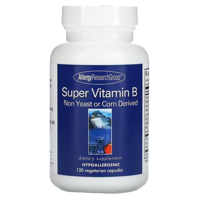 Allergy Research Group, Super Vitamin B Complex, 120 Vegetarian Capsules on Productcaster.