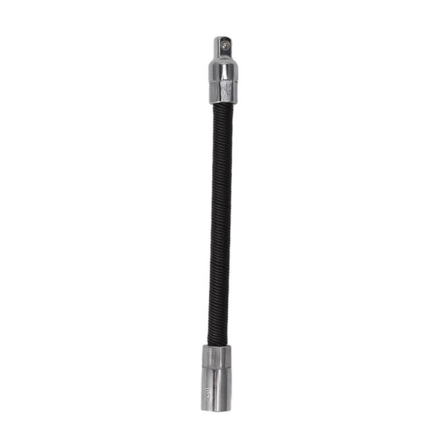 Wrench Extension Rod Bendable Universal Flexible Shaft Sleeve Extension Bar for Factory Workshop Black 1 4 on Productcaster.