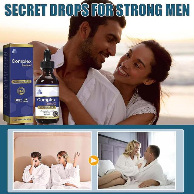 Secret Happy Drops For Men, Pleasure Peak Oral Drops, Man's Enlargement Intimacy Boost Drops Zwiększenie wrażliwości i przyjemności 30ml - 1szt on Productcaster.