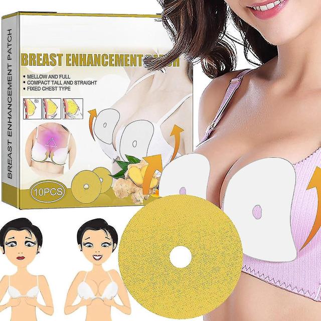 Breast Enhancement Patches, Ginger Bust Enhancement Patch, Natural Breast Nourishing Firming Plasters For Women yy.22 10pcs on Productcaster.