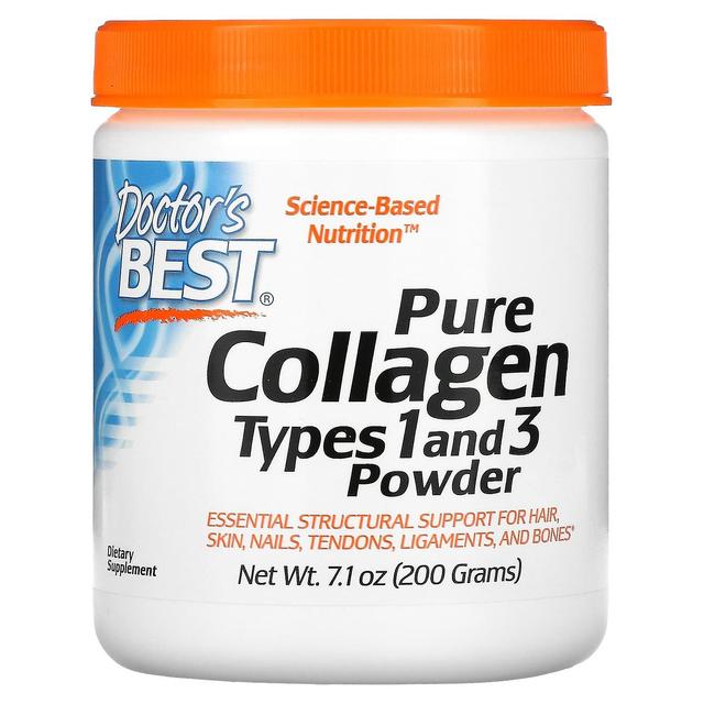 Doctor's Best, Pure Collagen Types 1 e 3 Polvere, 7,1 oz (200 g) on Productcaster.