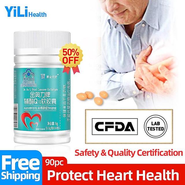 Coscelia Coenzyme Q10 Coq10 Supplements Capsules Cardiovascular Support Heart Health Improve Anti Aging Cfda Approved Non-gmo 300mg/pc 3bottles 90pc on Productcaster.