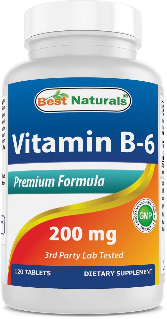 Best naturals vitamin b6 200mg for adults, 120 tablets on Productcaster.