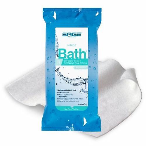 Sage Rinse-Free Bath Wipe, Count of 1 (Pack of 1) on Productcaster.