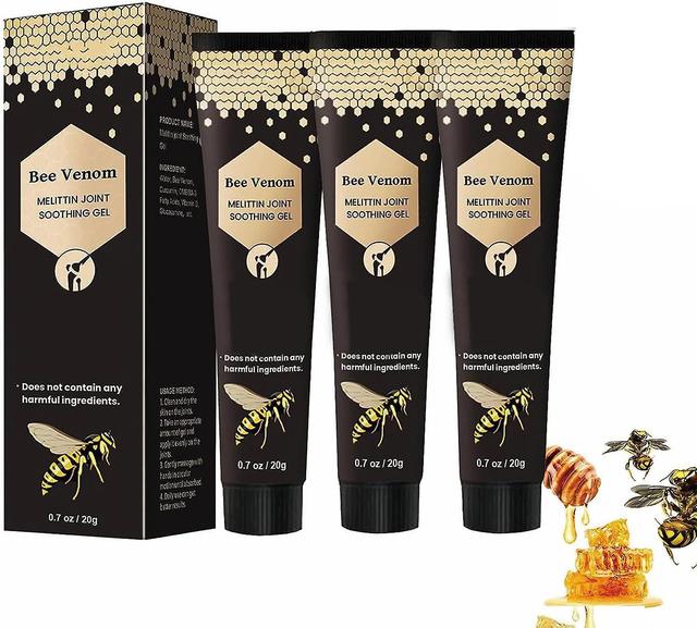 Menghui 3pcs Beevenom Zealand Bee Venom Professional Gel,Bee Venom Cream New Zealand,Propolis Professional Gel Joint Cream,Soothing Provides for Ne... on Productcaster.