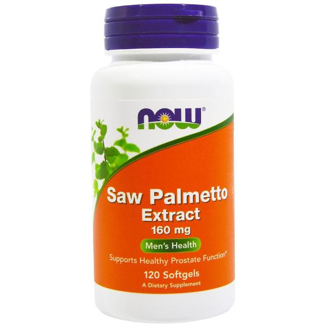 NOW Foods Agora Alimentos, Extrato de Saw Palmetto, 160 mg, 120 Cápsulas gelatinosas on Productcaster.