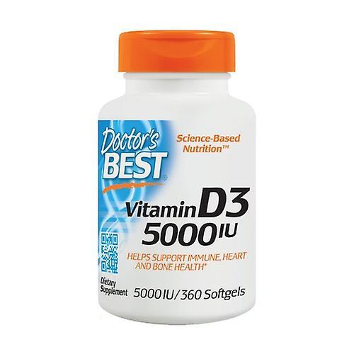 Doctor's Best Vitamin D3, 5000 IU 360 softgels on Productcaster.