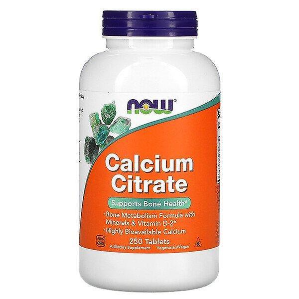 Now Foods, Calcium Citrate, 250 Tablets on Productcaster.