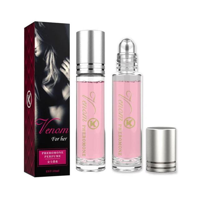 Women Pheromone Perfume - Long-lasting and Addictive Personal Roll-on Pheromone Perfume Oil Fragrance - Cologne for Women to Attract Men 2pcs on Productcaster.