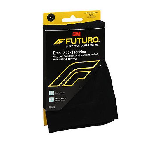 Futuro Lifestyle Compression Dress Socks for Men Firm Black, 1 Each (Pack de 1) on Productcaster.