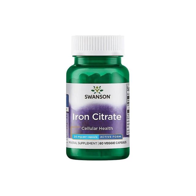 Dietary supplements Swanson Iron Citrate 25 Mg (60 capsules) 6946 on Productcaster.