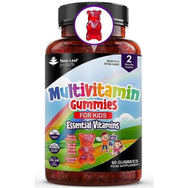 New Leaf Multivitamin gummies for kids - essential daily chewable vitamins & minerals vegan on Productcaster.