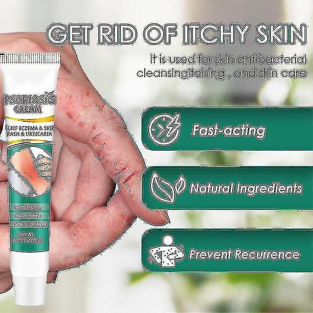 Crema per il trattamento della tigna a base di erbe Potente sollievo Crema topica per il prurito combatte la tigna on Productcaster.