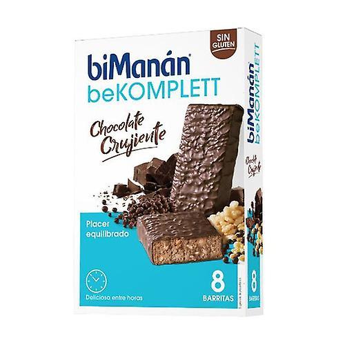 biManán Crispy Chocolate beKomplett Bar 8 bars on Productcaster.