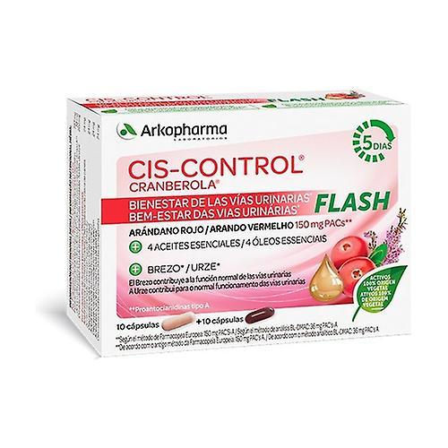 Arkopharma Cis-Control Cranberola Flash 20 capsules on Productcaster.