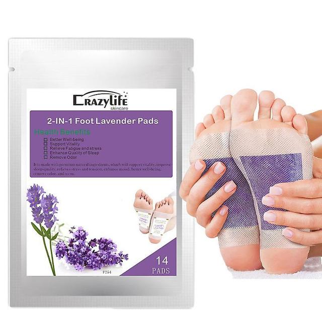 Bimirth Lavender Detox Foot Patches For Stress Relief Deep Sleep Natural Herbal Toxins Cleansing Herbal Adhesive Pads Health Care 14 pads on Productcaster.