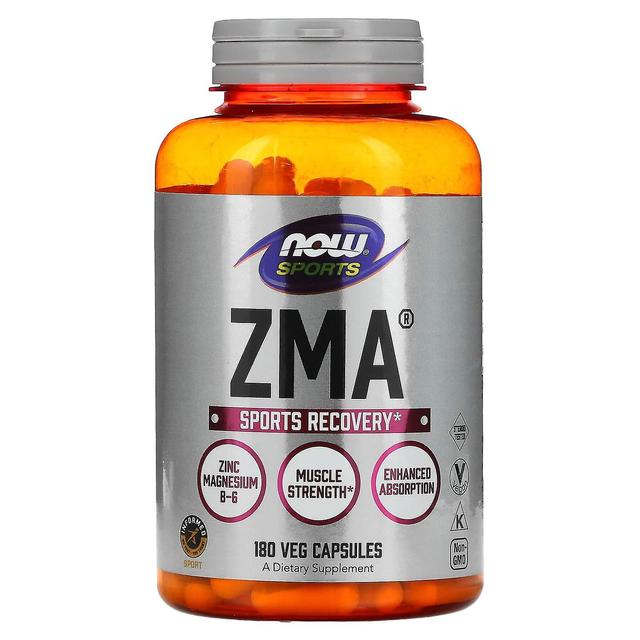 NOW Foods, Sports, ZMA, Sports Recovery, 180 Veg Capsules on Productcaster.