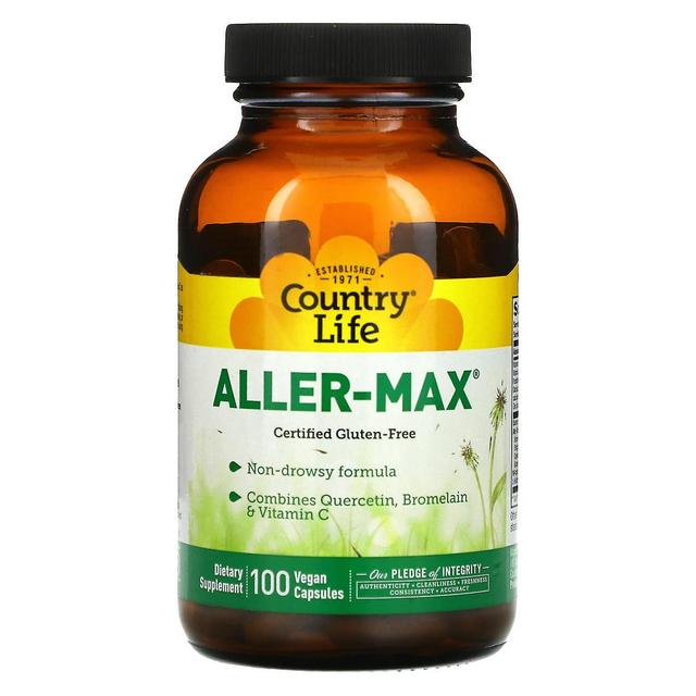 Country Life, Aller-Max, 100 Vegan Capsules on Productcaster.