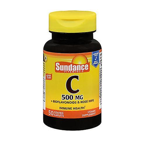 Sundance Vitamins Vitamin C Coated Caplets,500 mg,50 Tabs (Pack of 2) on Productcaster.