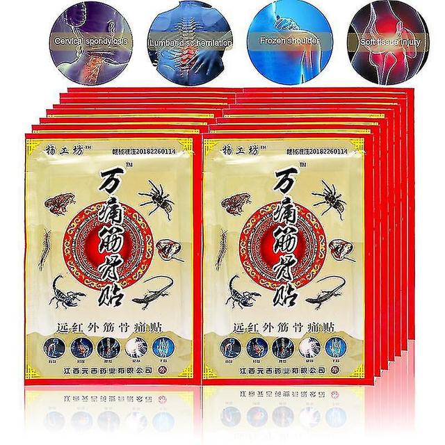 christina show 160pcs/20bags Chinese Traditional Brand Analgesic Patch Herbs Medical Plaster Treatment Neck/back/mu on Productcaster.