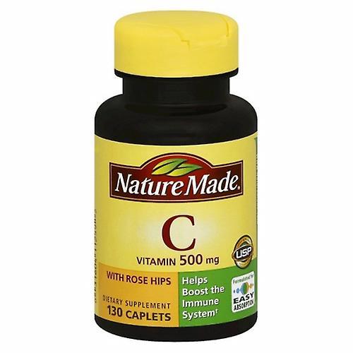 Nature Made Vitamine C met Rozenbottels, 500mg, 130 Tabs (Pak van 2) on Productcaster.