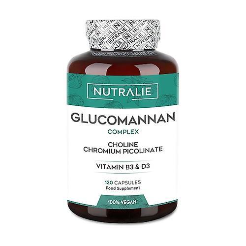 Nutralie Glucomannan weight loss+choline+B3+D3 120 vegetable capsules on Productcaster.