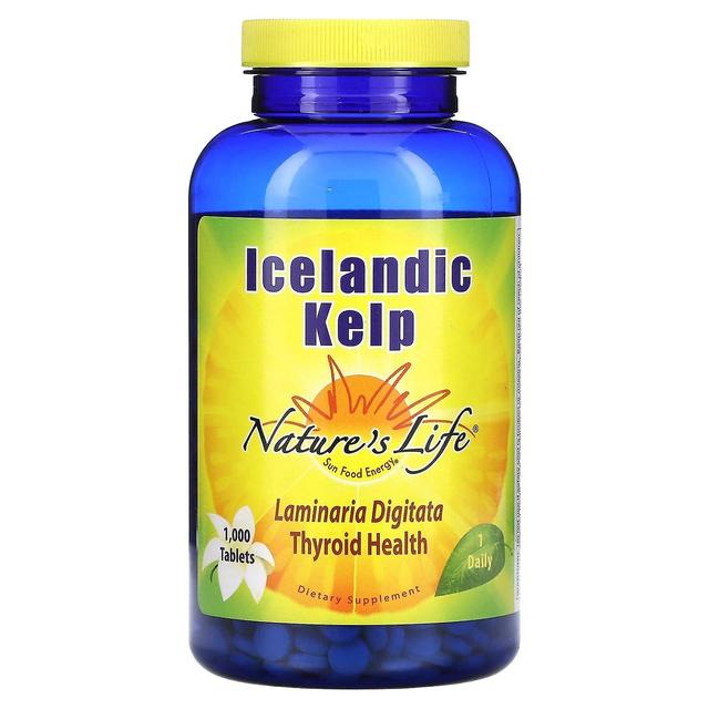 Nature's Life, Icelandic Kelp, 1,000 Tablets on Productcaster.