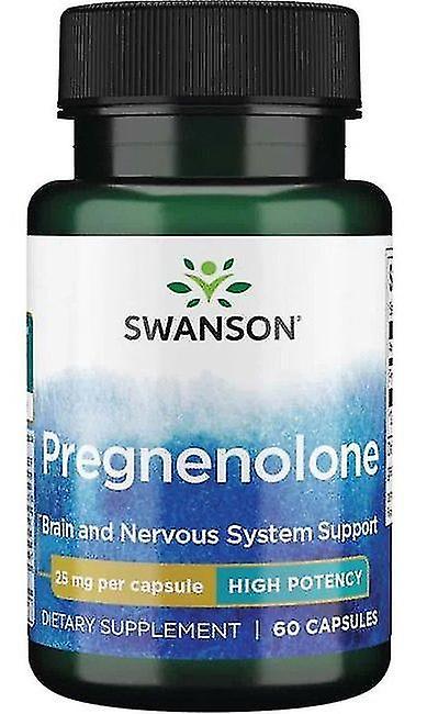 Swanson Pregnenolone 25 mg 60 čiapky on Productcaster.