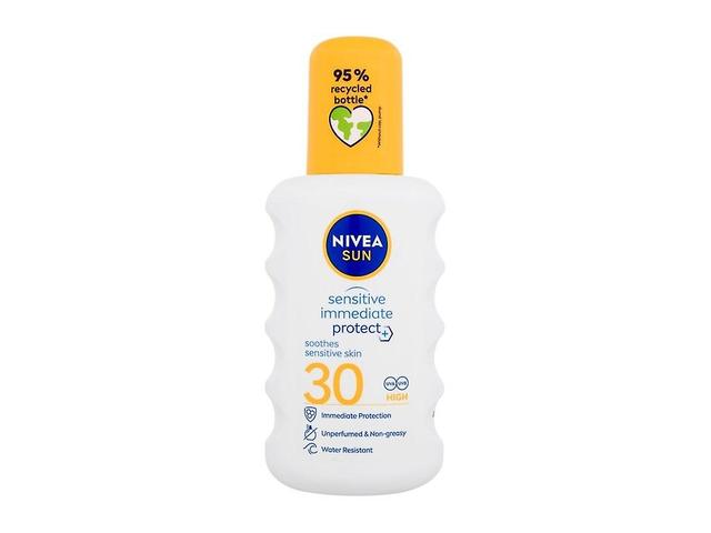 Nivea - Sun Sensitive Immediate Protect+ SPF30 - Unisex, 200 ml on Productcaster.