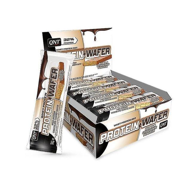 QNT Protein Wafer Bar Concentrated Body Fuel & Slimming - 12 X 35g Chocolate on Productcaster.