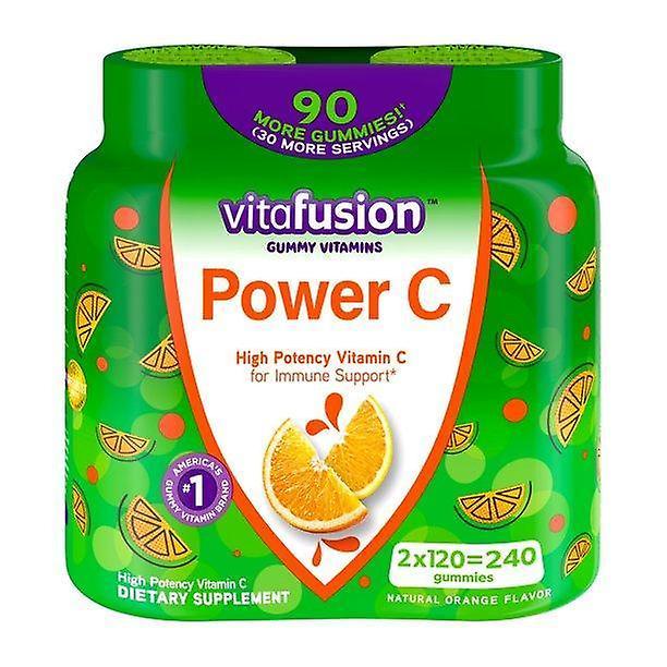 Vitafusion power c gummy vitamin, 2x120ct twin pack on Productcaster.