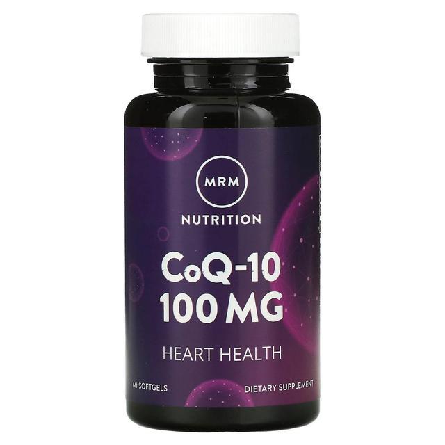 MRM Nutrition, CoQ-10, 100 mg, 60 Softgels on Productcaster.