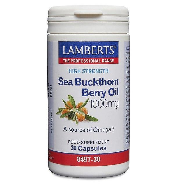 Lamberts Sea Buckthorn Berry Oil 1000mg Caps 30 (8497-30) on Productcaster.