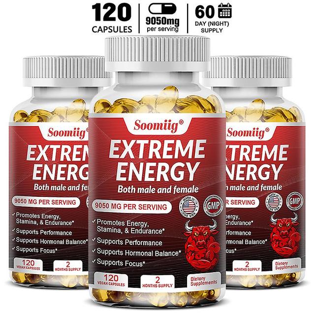 Vorallme Soomiig Natural Energy Booster Boosts Energy, Stamina & Stamina Hormone Balance Supports Stronger Performance In Men & Women 120 count-3 b... on Productcaster.