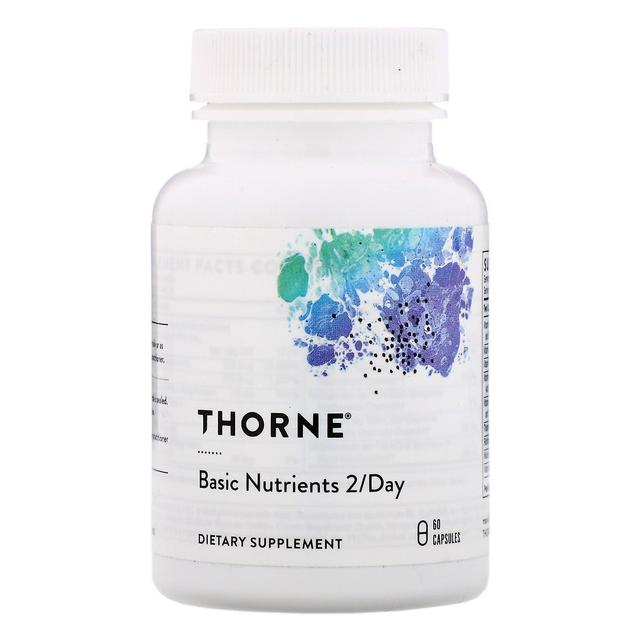 Thorne Research, Nutrientes Básicos 2/Dia, 60 Cápsulas on Productcaster.