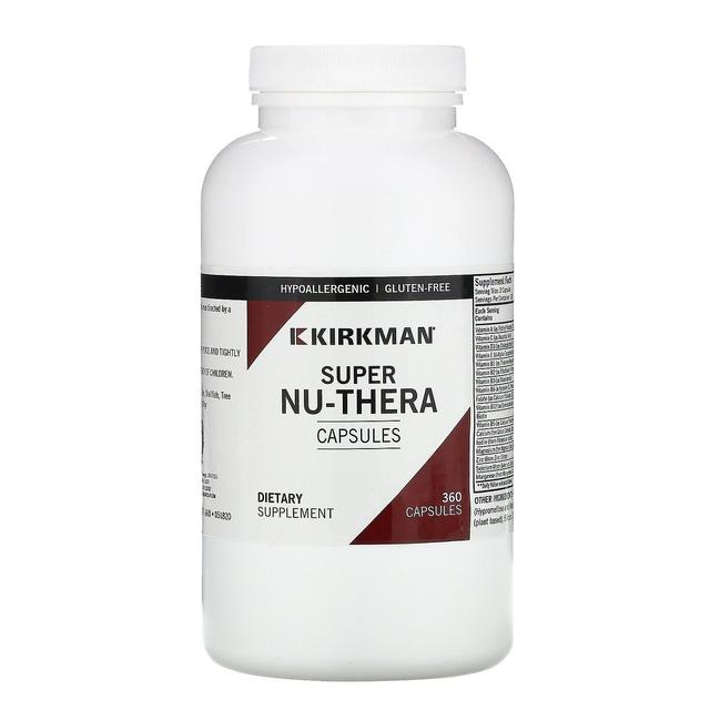 Kirkman Labs, Super Nu-Thera, 360 Capsule on Productcaster.