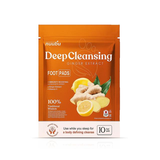 Ingwer Detox Fußpolster Natürliche Kräuter Stressabbau Anti-Schwellung Füße Körper Toxine Entgiftung Reinigung Pflaster Gesundheitswesen 10pcs orange on Productcaster.