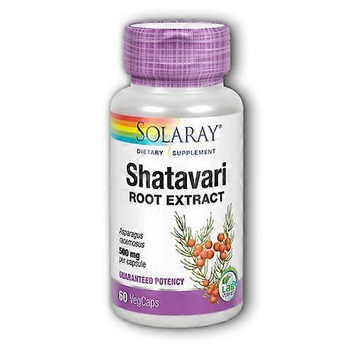 Solaray Shatavari, 500 mg, 60 kapsler (pakke med 1) on Productcaster.