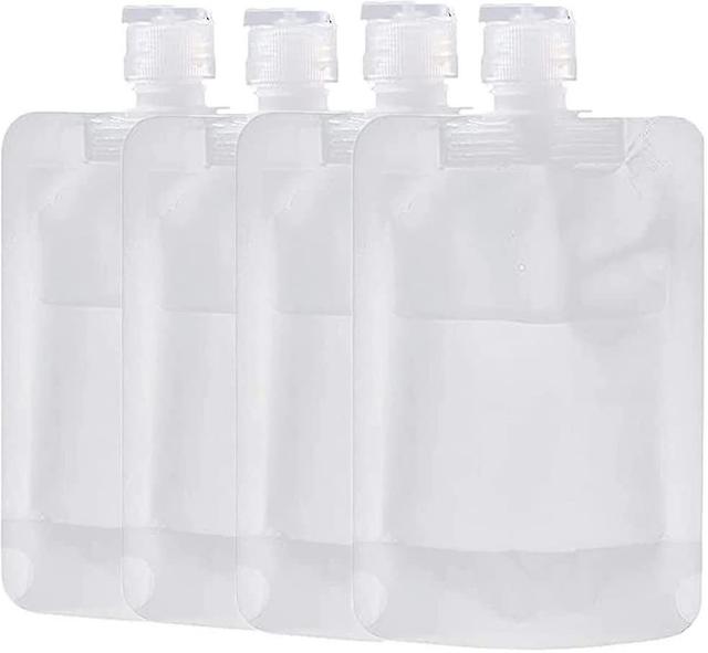 Travel Clamshell Refillable Empty Squeeze Pouches,4 Pack on Productcaster.