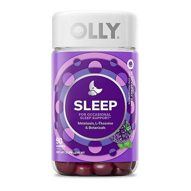 Olly Sleep Gummy Supplement, 3mg Melatonin, L Theanine, Chamomile, Blackberry, 90 Ct on Productcaster.