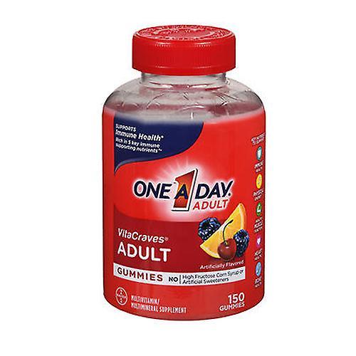 Bayer One-A-Day VitaCraves Multivitamin-Gummis für Erwachsene, je 150 (2er-Pack) on Productcaster.