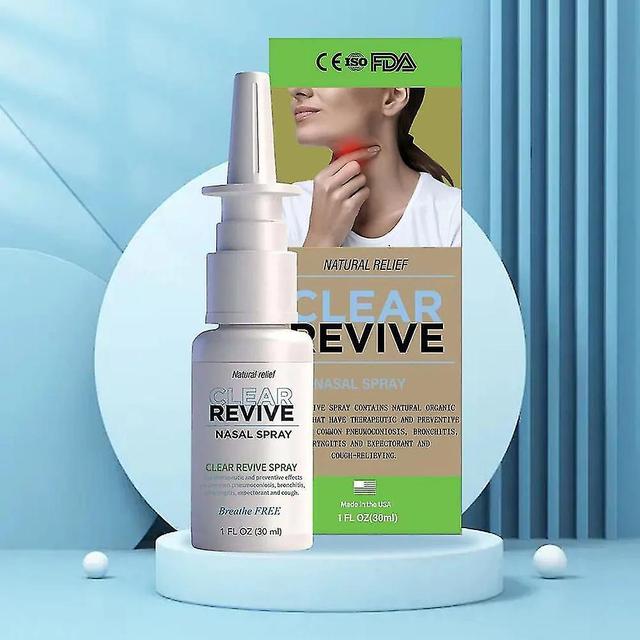 Clear Revive Organic Herbal Lung Cleanse & Reparera Nässpray Pro on Productcaster.